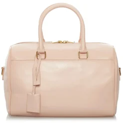 Yves Saint Laurent Vintage - Classic Baby Duffle Leather Satchel - Light Pink - Leather Handbag - Luxury High Quality - Avvenice