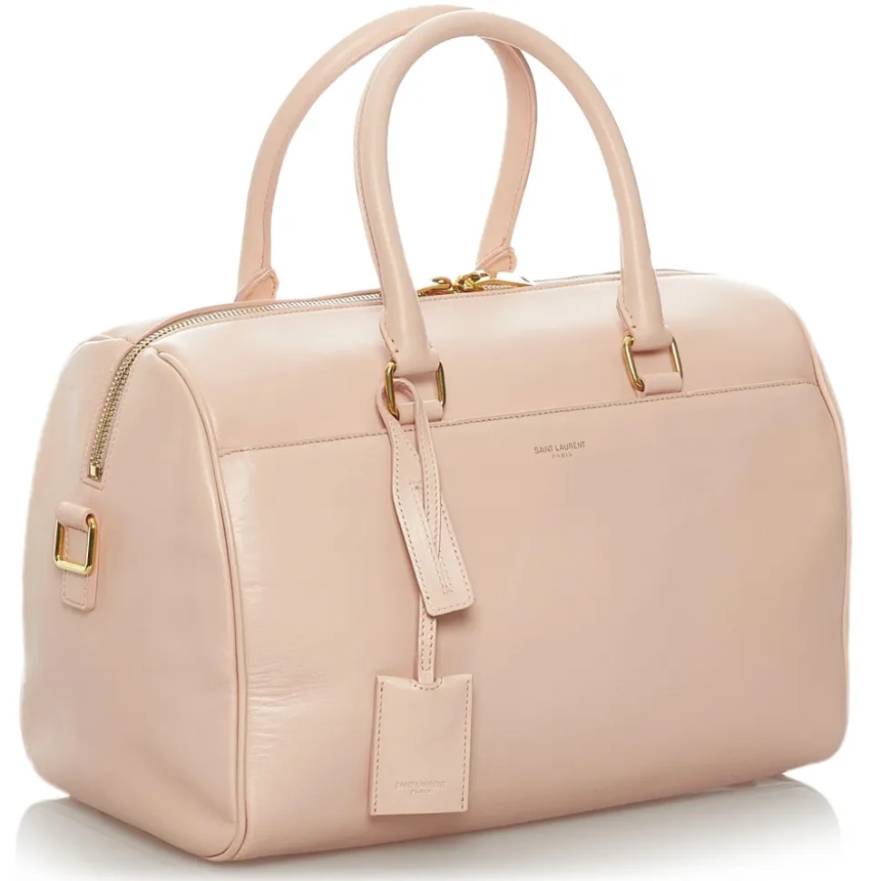 Yves Saint Laurent Vintage - Classic Baby Duffle Leather Satchel - Light Pink - Leather Handbag - Luxury High Quality - Avvenice