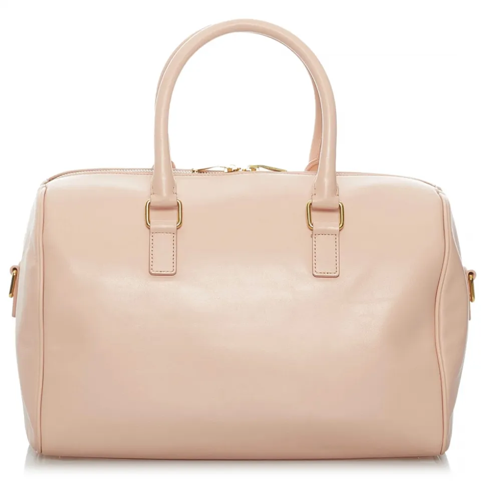 Yves Saint Laurent Vintage - Classic Baby Duffle Leather Satchel - Light Pink - Leather Handbag - Luxury High Quality - Avvenice