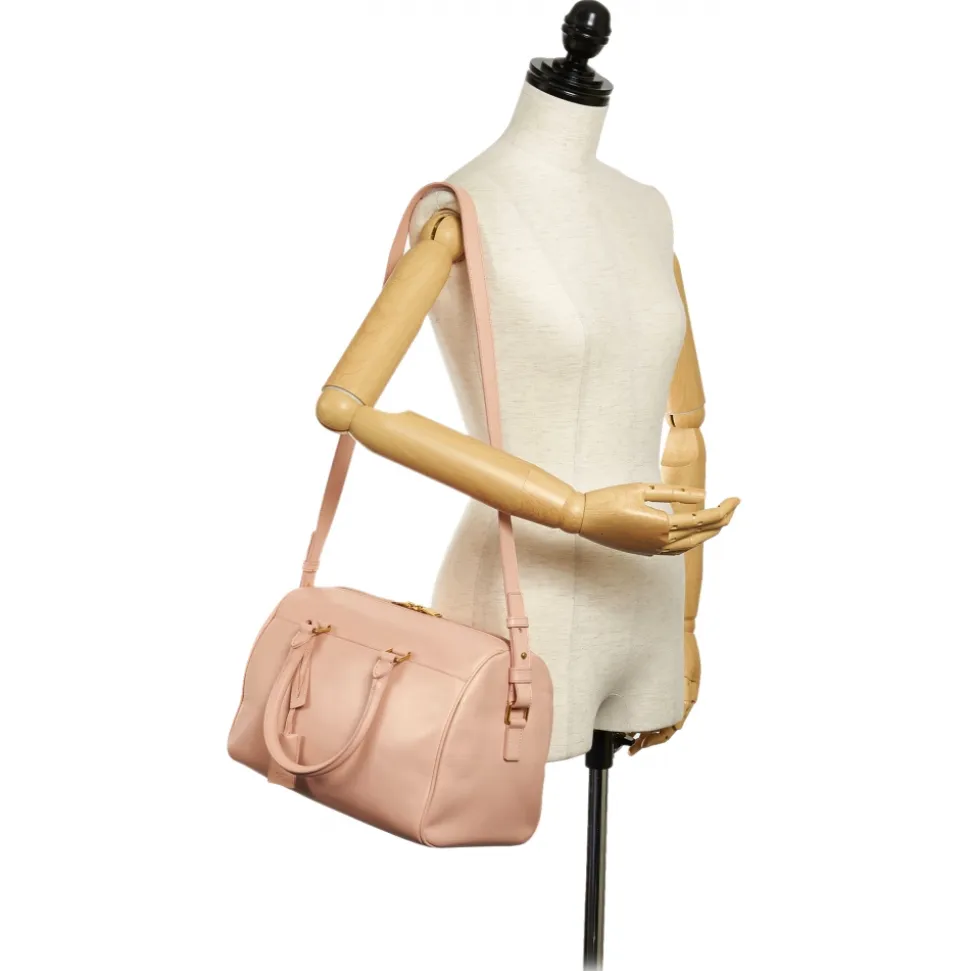 Yves Saint Laurent Vintage - Classic Baby Duffle Leather Satchel - Light Pink - Leather Handbag - Luxury High Quality - Avvenice