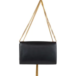 Yves Saint Laurent Vintage - Sac De Jour Leather Satchel - Black Gold - Leather Handbag - Luxury High Quality - Avvenice