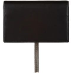 Yves Saint Laurent Vintage - Kate Leather Wallet on Chain - Black Silver - Leather Wallet - Luxury High Quality - Avvenice