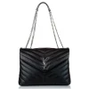 Yves Saint Laurent Vintage - LouLou Leather Shoulder Bag - Black - Leather Handbag - Luxury High Quality - Avvenice
