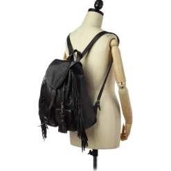 Yves Saint Laurent Vintage - Festival Leather Backpack - Black - Leather Backpack - Luxury High Quality - Avvenice