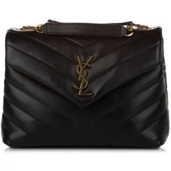 Yves Saint Laurent Vintage - LouLou Leather Crossbody Bag - Black - Leather Handbag - Luxury High Quality - Avvenice